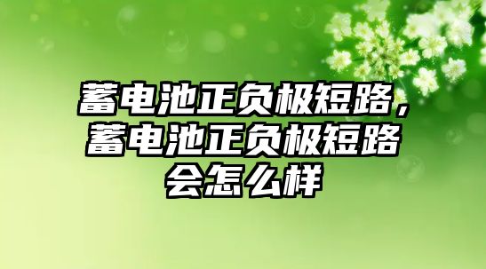 蓄電池正負極短路，蓄電池正負極短路會怎么樣