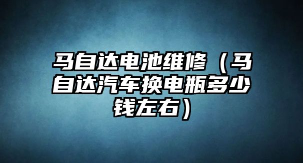 馬自達電池維修（馬自達汽車換電瓶多少錢左右）