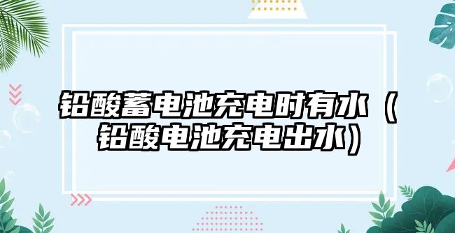 鉛酸蓄電池充電時有水（鉛酸電池充電出水）