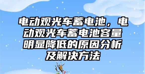 電動觀光車蓄電池，電動觀光車蓄電池容量明顯降低的原因分析及解決方法