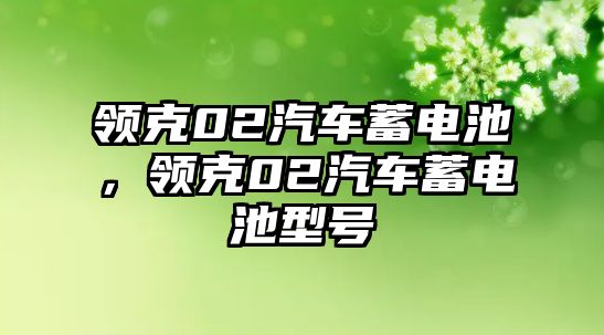 領克02汽車蓄電池，領克02汽車蓄電池型號