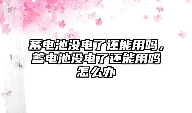 蓄電池沒電了還能用嗎，蓄電池沒電了還能用嗎怎么辦