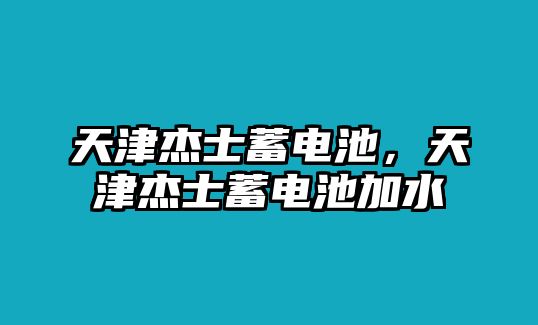 天津杰士蓄電池，天津杰士蓄電池加水